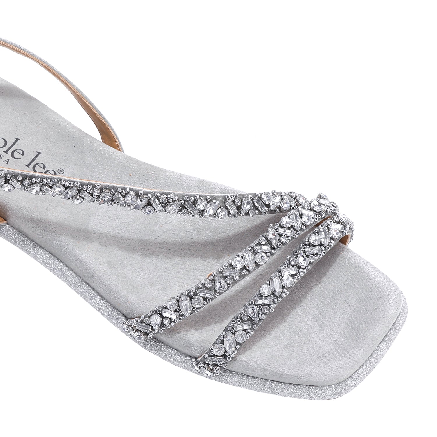 DANI Rhinestone Sandals for Women - Sparkly Gladiator Sandals with Crystals - Perfect for Weddings, Parties & Summer Outfits
