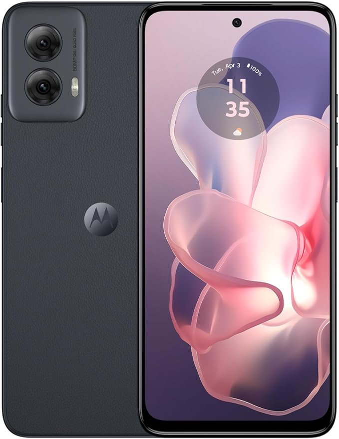 Moto G Power 5G 2024 Unlocked Smartphone for Straight Talk - 8GB RAM 128GB Storage, 50MP Camera, Midnight Blue - Perfect for Streaming, Gaming & Photography