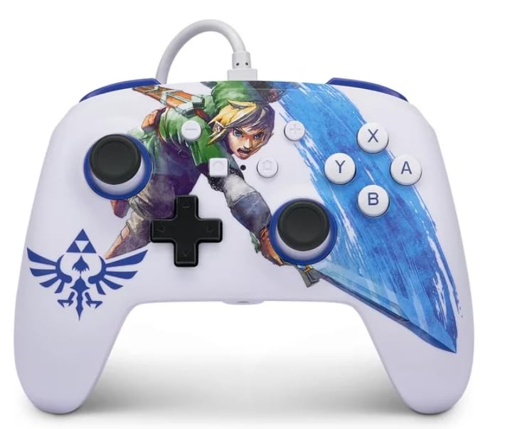 POWERA Wired Controller & Slim Case for Nintendo Switch - Master Sword Edition for Gaming & Travel