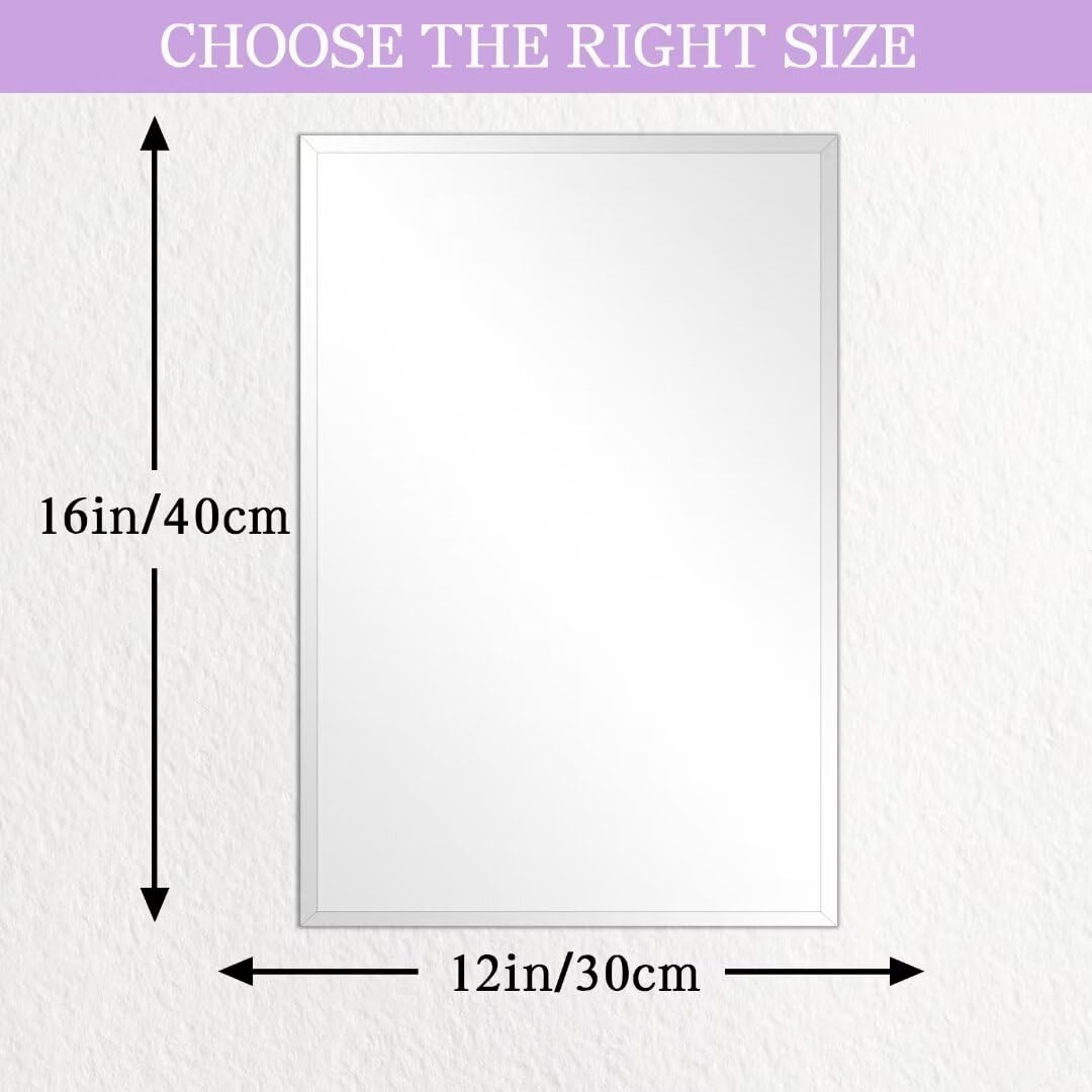 DOIMUSIM Frameless Bathroom Mirror 12