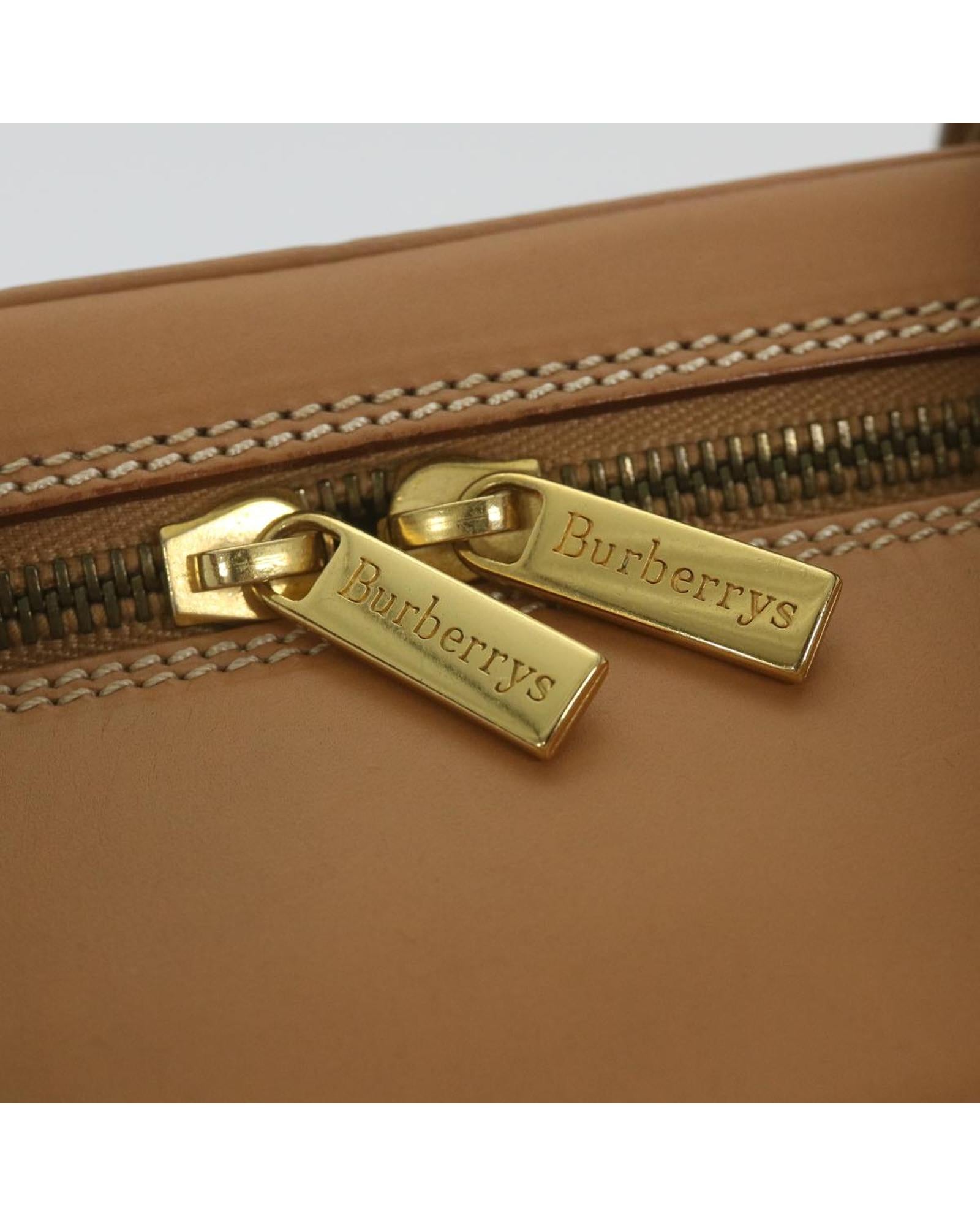Premium Italian Beige Leather Handbag with Dust Bag - Elegant Women's Shoulder Bag for Work, Travel & Everyday Use