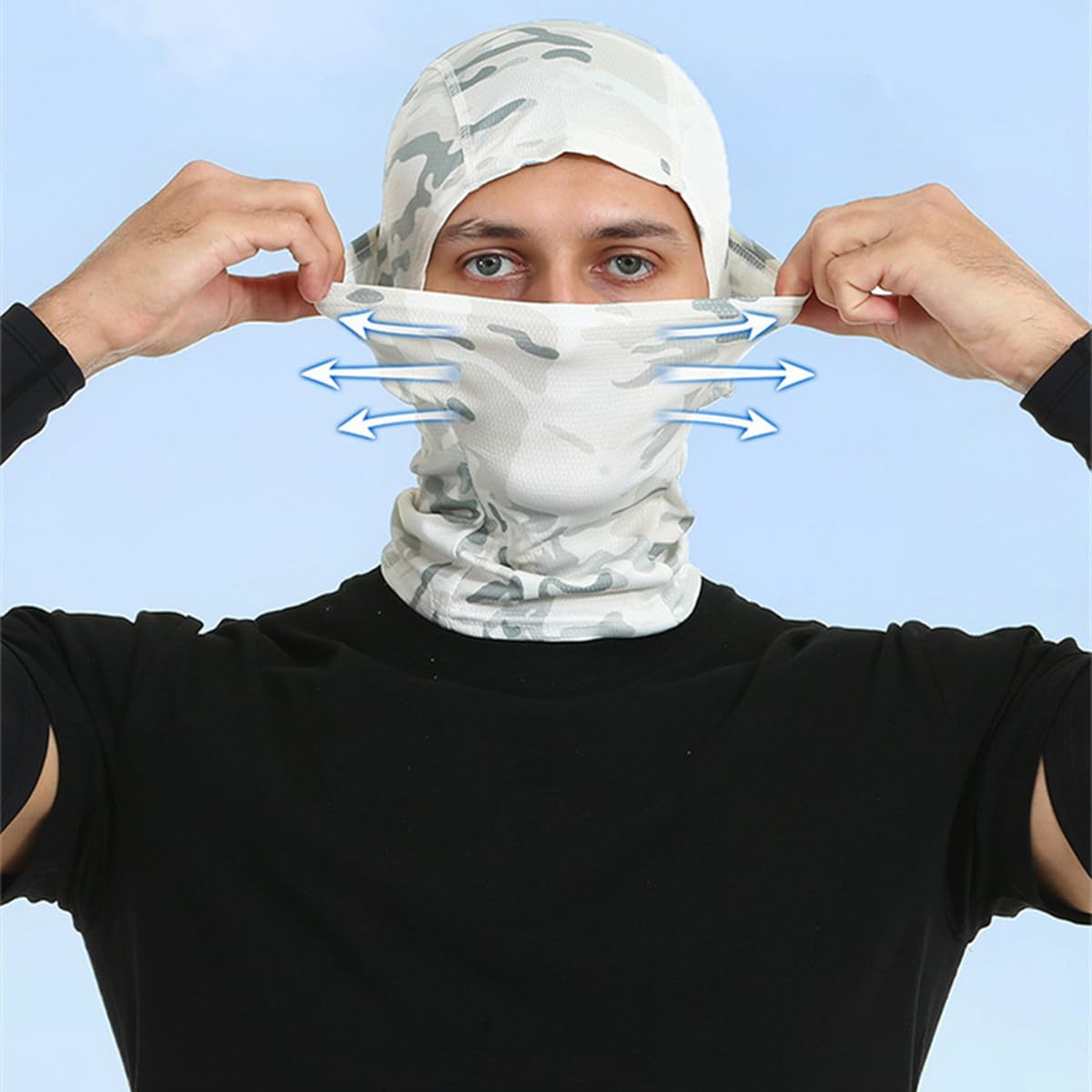 4 Pack UV Protection Balaclava Face Mask - Full Head Cover for Sun Protection, Fishing, Cycling, Hunting & Skiing - Breathable & Lightweight for Outdoor Sports & Winter Activities