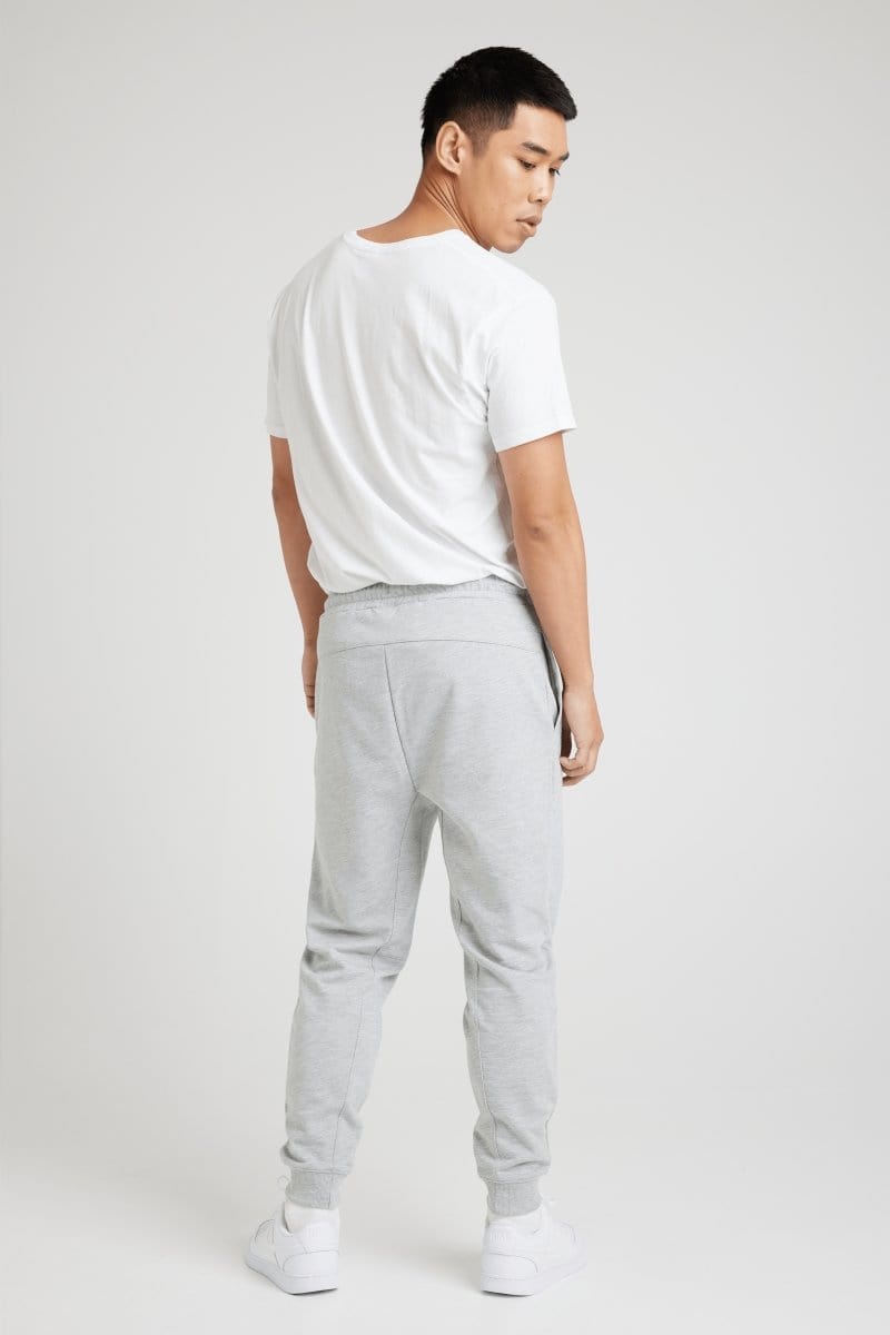 INSPORT Men's Boston Slim Fit Grey Track Pants - Lightweight Joggers for Running, Gym & Casual Wear