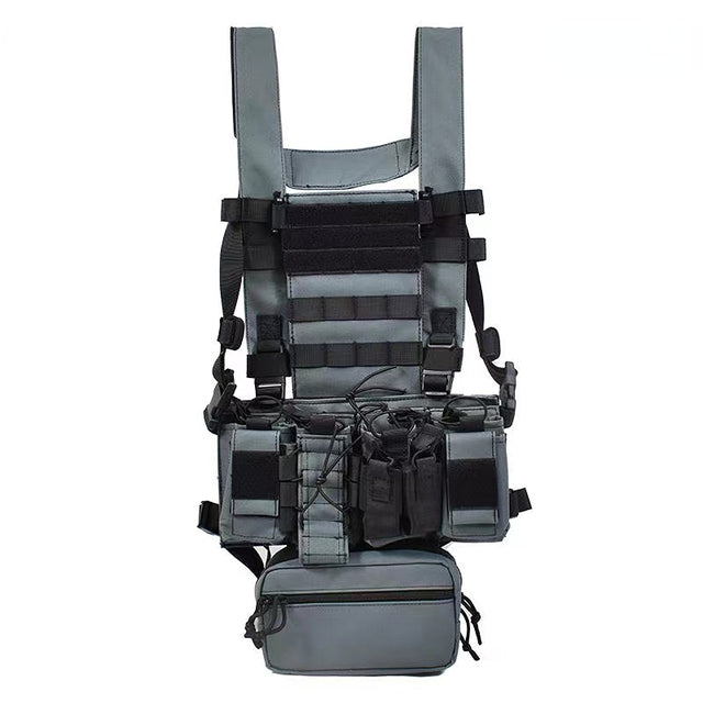 Russian Tactical Vest EMR - Quick Release Hunting Vest with MOLLE System, Adjustable & Breathable Military Gear for Outdoor, Airsoft, Hunting & Survival - D3 Tactical Vest for Men