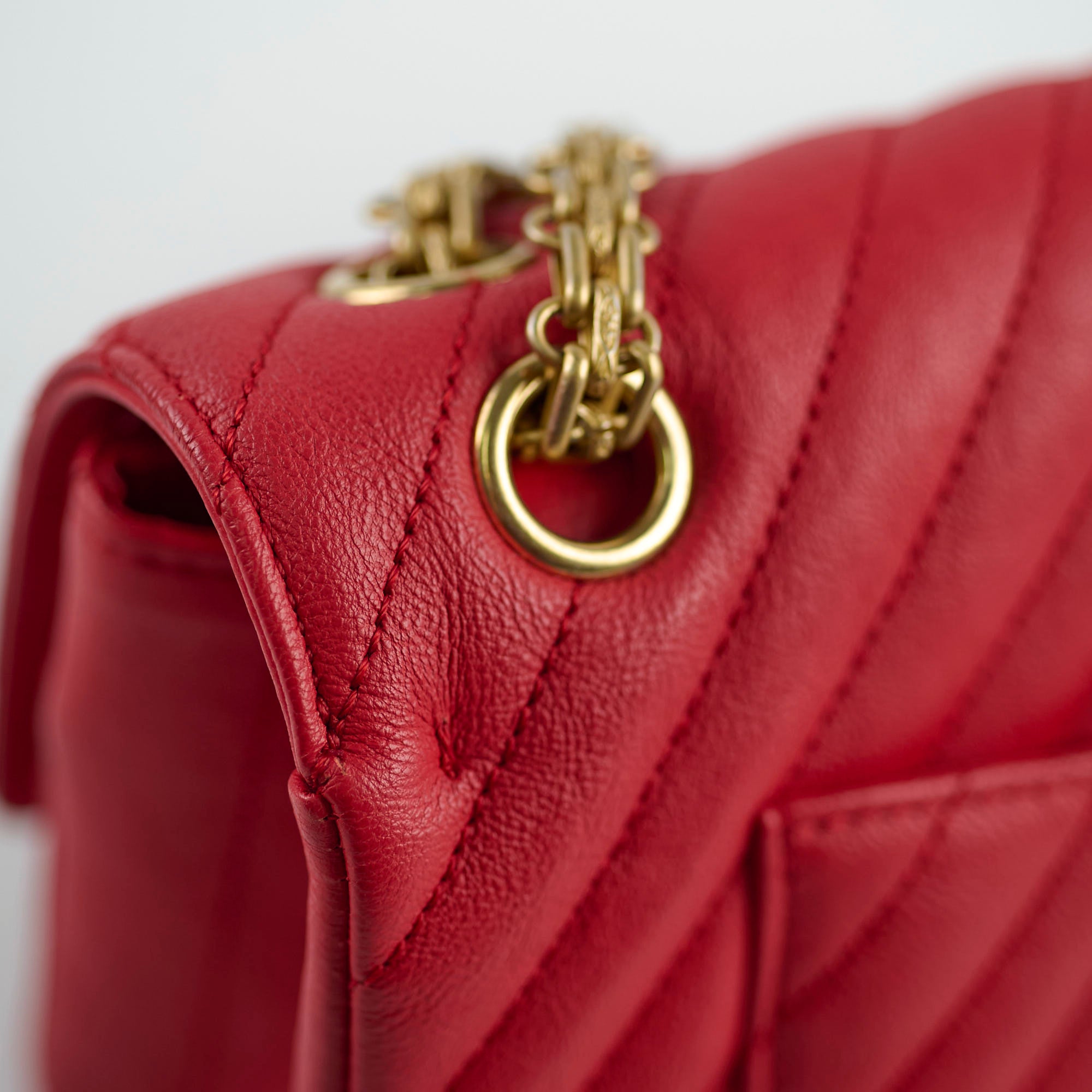 Chanel Reissue 226 Flap Bag in Red Calfskin Leather - Classic 27 Series Handbag for Women | Perfect for Date Night, Office & Special Occasions