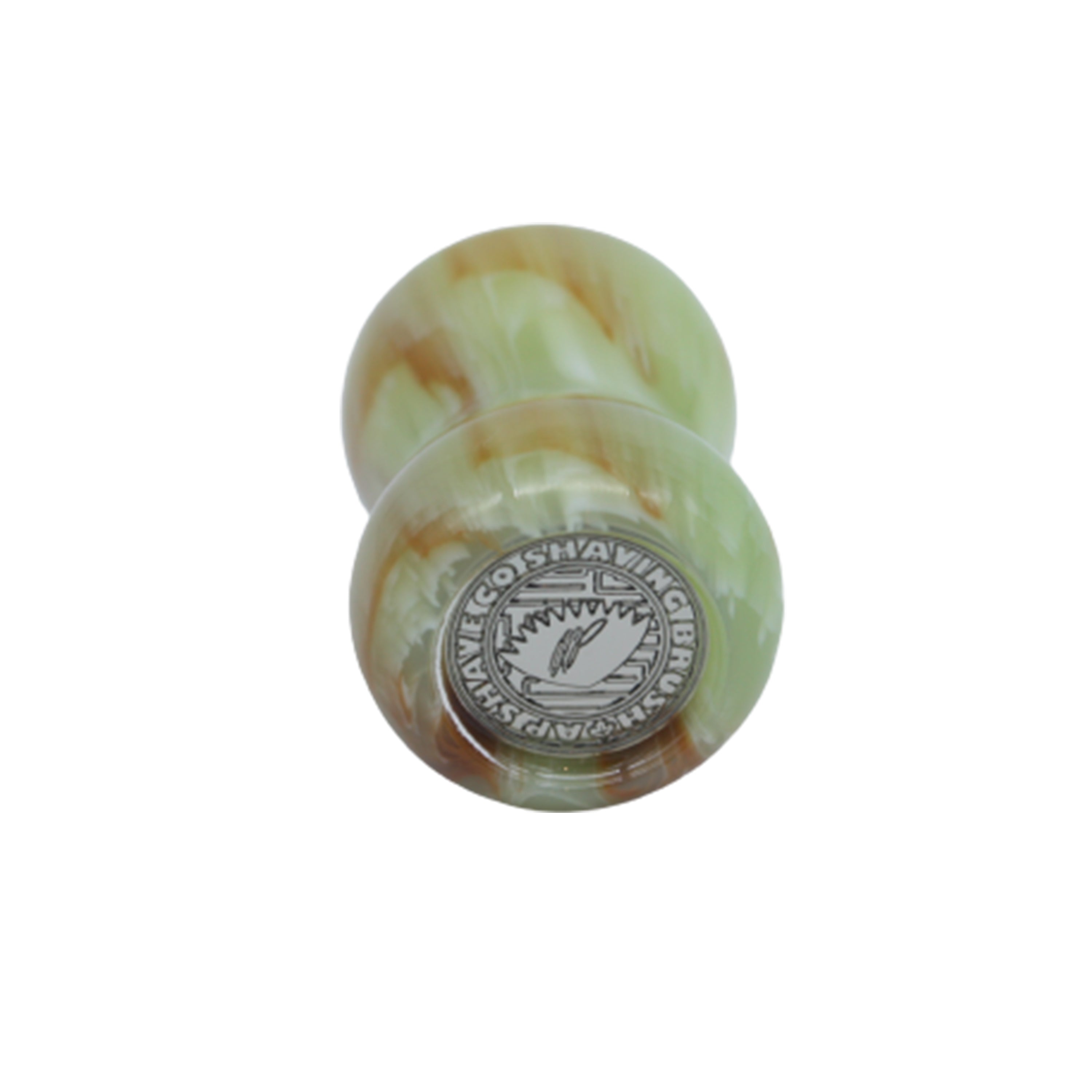 Premium Jade Handcrafted Shaving Brush Handle - Fits 24mm & 26mm Knots - Luxury Wet Shaving Accessory for Men's Grooming Routine