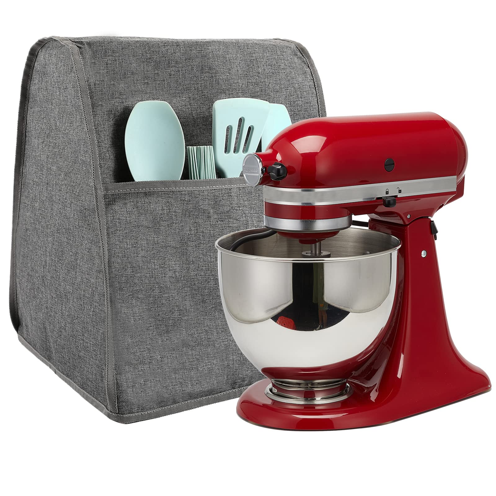 **Stand Mixer Cover for KitchenAid 4.5-7 Quart Mixers - Durable & Stylish Small Appliance Protector - Perfect for KitchenAid, Hamilton Mixers - Ideal for Baking, Cooking & Countertop Storage**