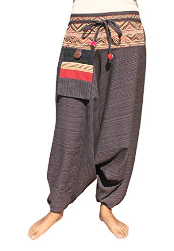 Striped Cotton - Plain - Taupe Brown