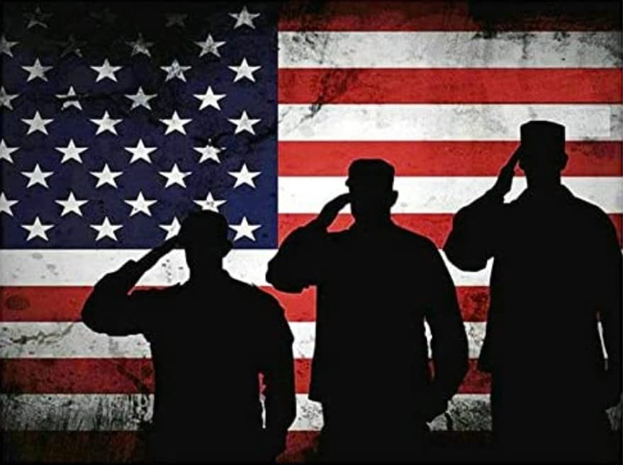 1000 Piece Jigsaw Puzzle for Adults - USA Flag Soldier Puzzle, Educational Family Game for Kids & Adults, Stress Relief Toy, Home Decor & Gift Idea | Perfect for Family Bonding, Classroom Learning & Relaxation