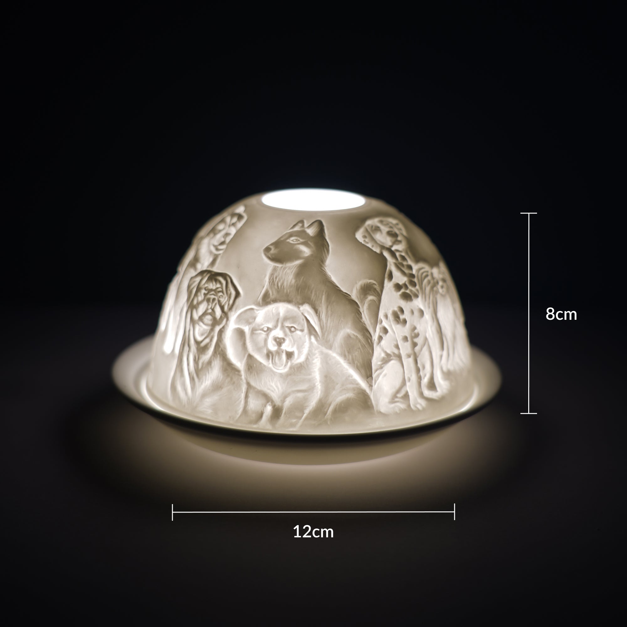 Elegant Candle Holder - Glass Tealight Dome for Home Decor, Wedding, Party & Romantic Ambiance | Perfect for Table Centerpieces, Fireplace, and Outdoor Lighting