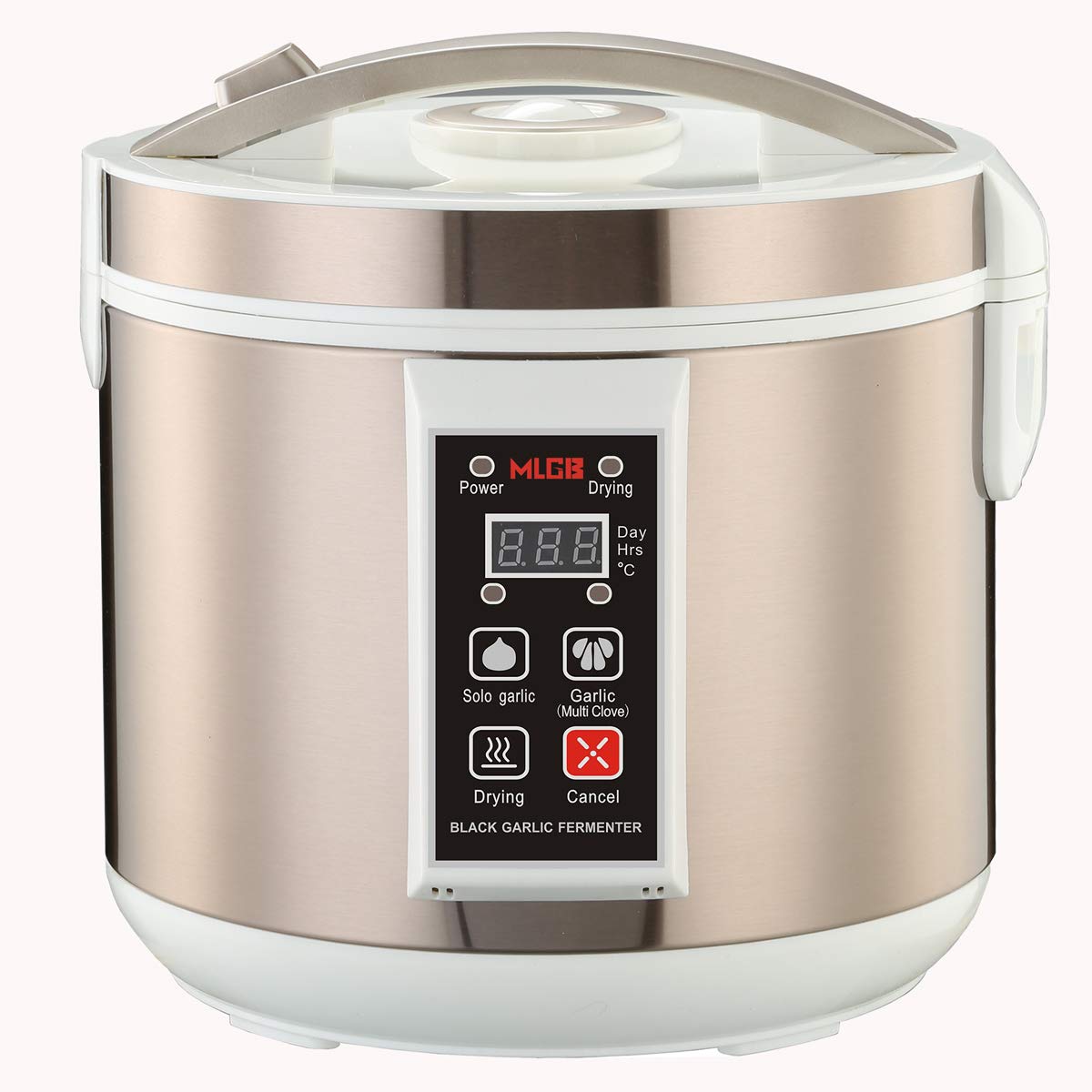 5L Black Garlic Fermenter Machine - MLGB Fully Automatic Smart Garlic Maker with Multi-Clove Cooking, FCC & UL Certified - Perfect for Home Kitchens & Gourmet Cooking