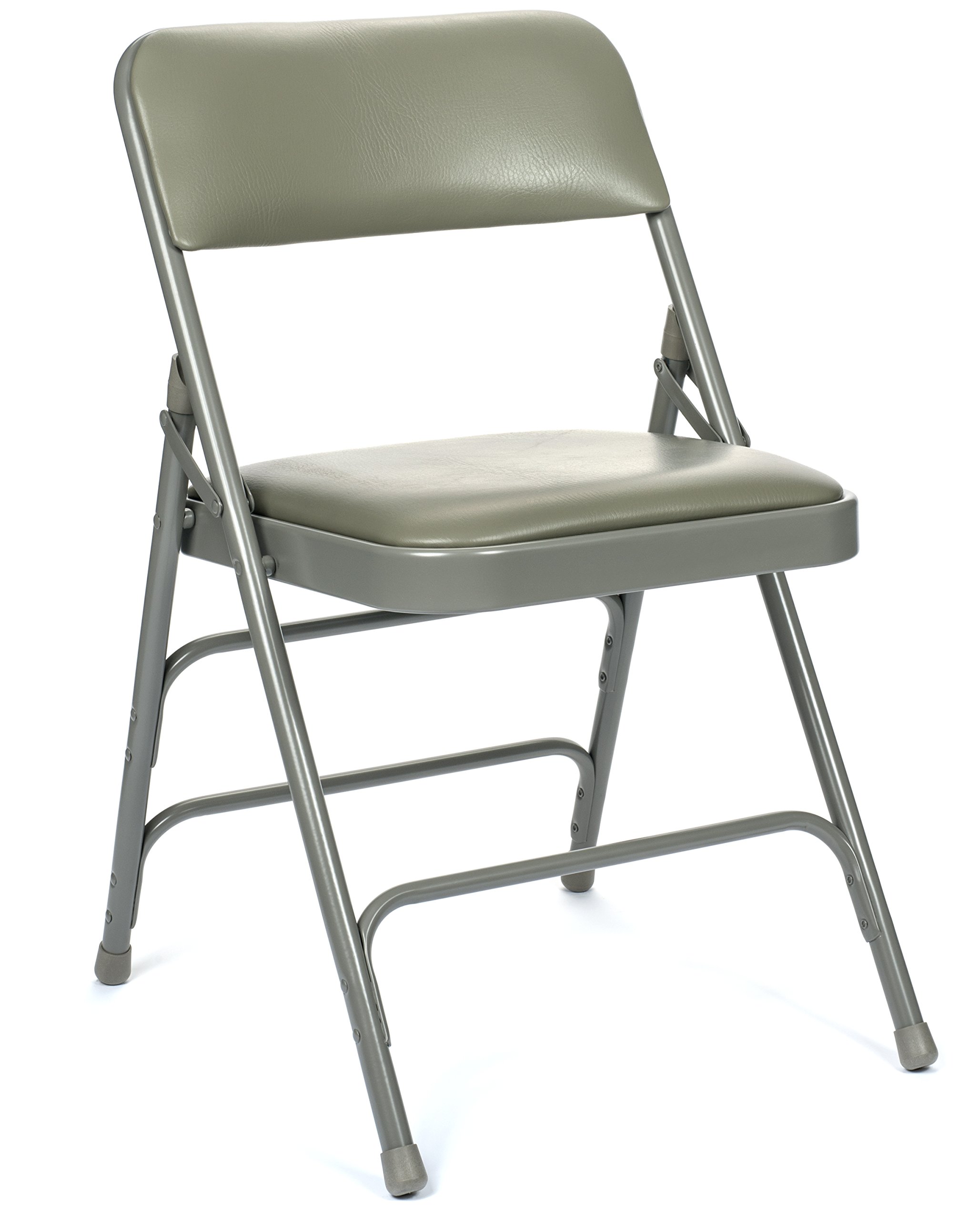 Heavy Duty XL Series Vinyl Upholstered Folding Chairs (4 Pack) - 1.25