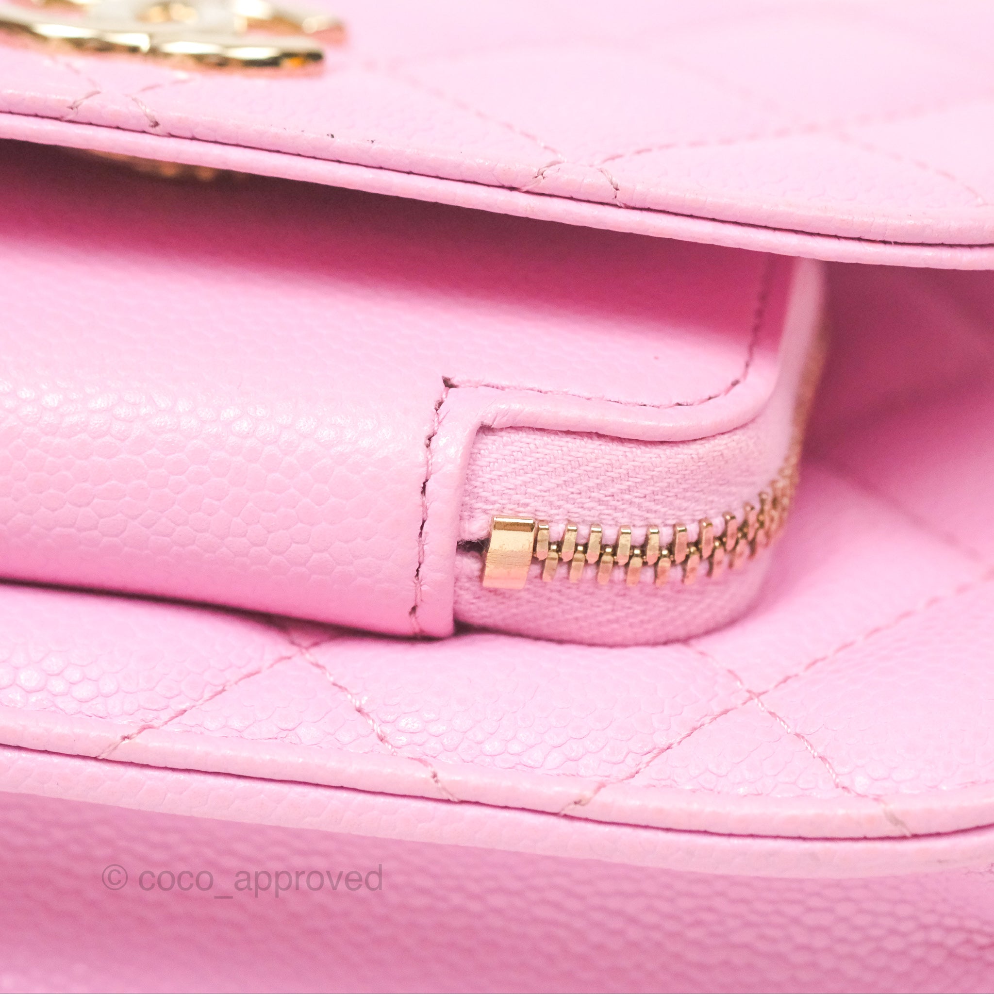 Chanel Business Affinity Clutch with Chain - Pink Caviar Leather & Gold Hardware - Luxury Evening Bag for Women, Perfect for Parties & Special Occasions