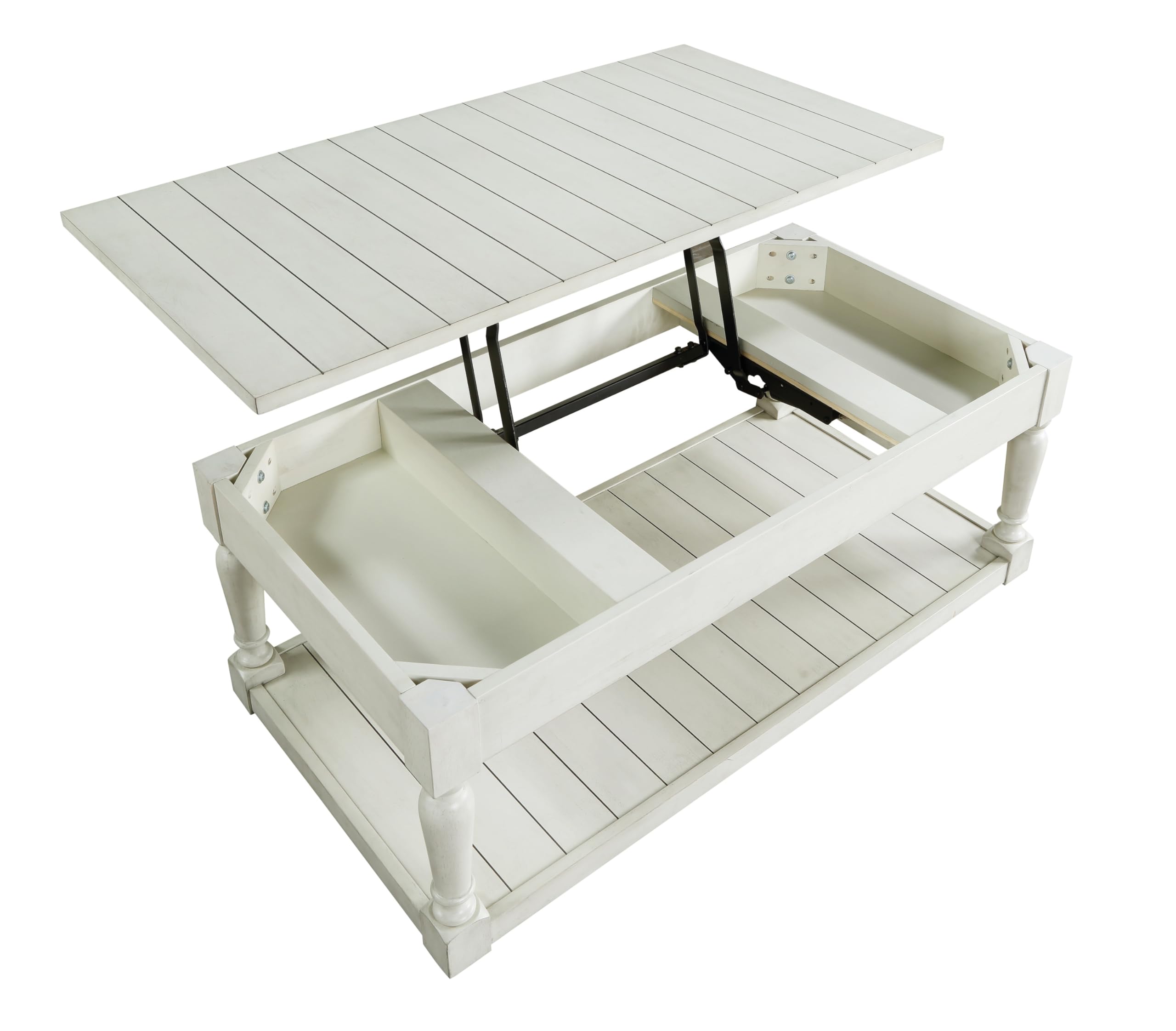 Steve Silver Co Hemingway Lift Top Coffee Table - Modern Lift-Top Design with Storage for Living Room, Office & Small Spaces - Perfect for Laptops, Books & Home Decor