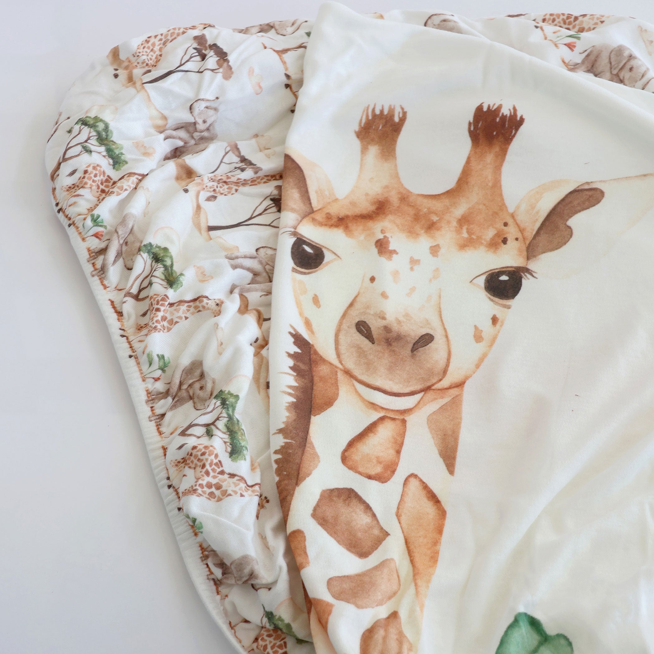 Adventure Bamboo 2-Pack Jersey Crib & Bedside Sleeper Fitted Sheets - Soft Breathable Baby Crib Sheets for Nursery, Co-Sleeping & Travel