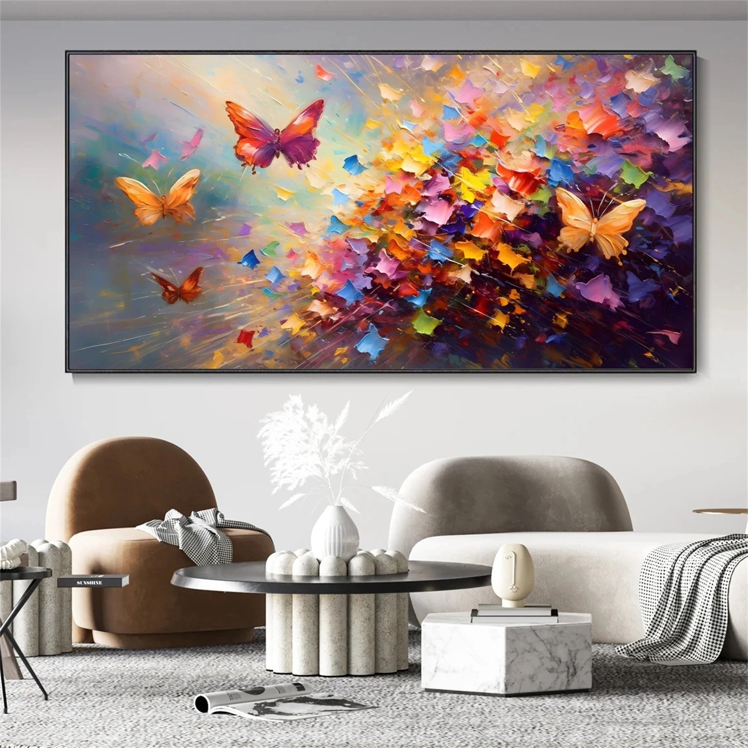 Animal Art Painting #AP098 - Handmade Canvas Wall Decor for Living Room, Bedroom & Office | Wildlife & Nature Inspired Artwork