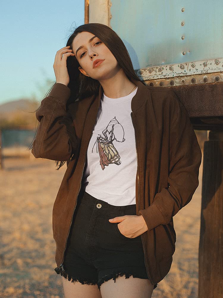 Stylish Monarch Butterfly Graphic T-Shirt for Women - Soft Cotton Casual Tee - Perfect for Summer Outfits & Boho Fashion