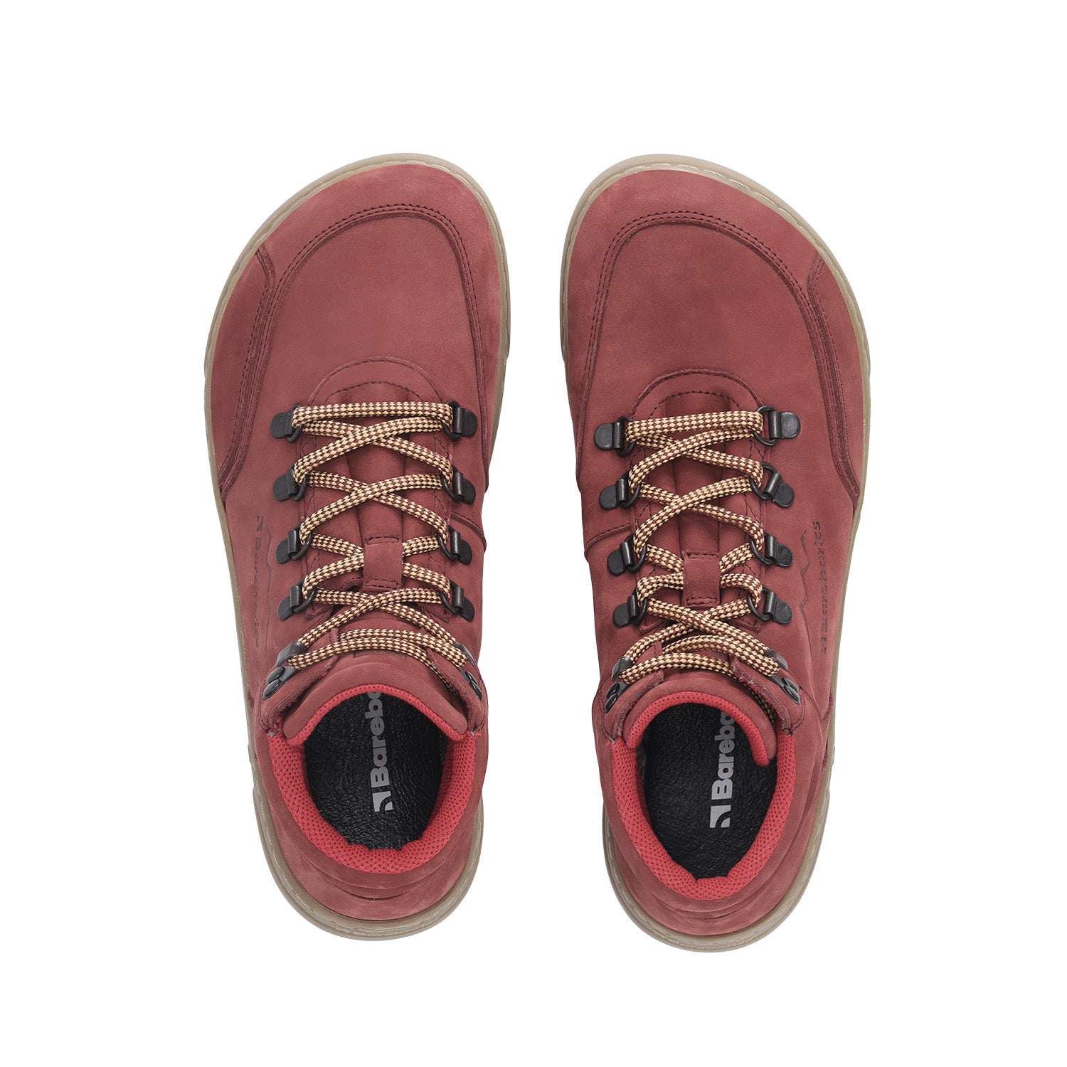 Barefoot Sneakers for Men & Women - Barebarics Element Clay Red Minimalist Shoes | Lightweight, Flexible & Comfortable for Running, Walking & Gym Workouts