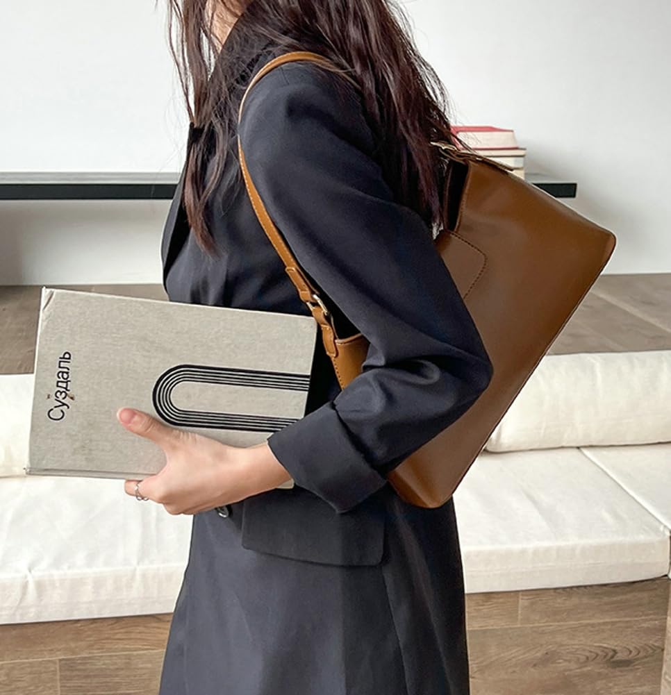Trendy 2024 Women's Handbags & Purses - Large Capacity Shoulder Bag, Underarm Purse for Everyday Use, Work & Travel | Black Women's Handbag