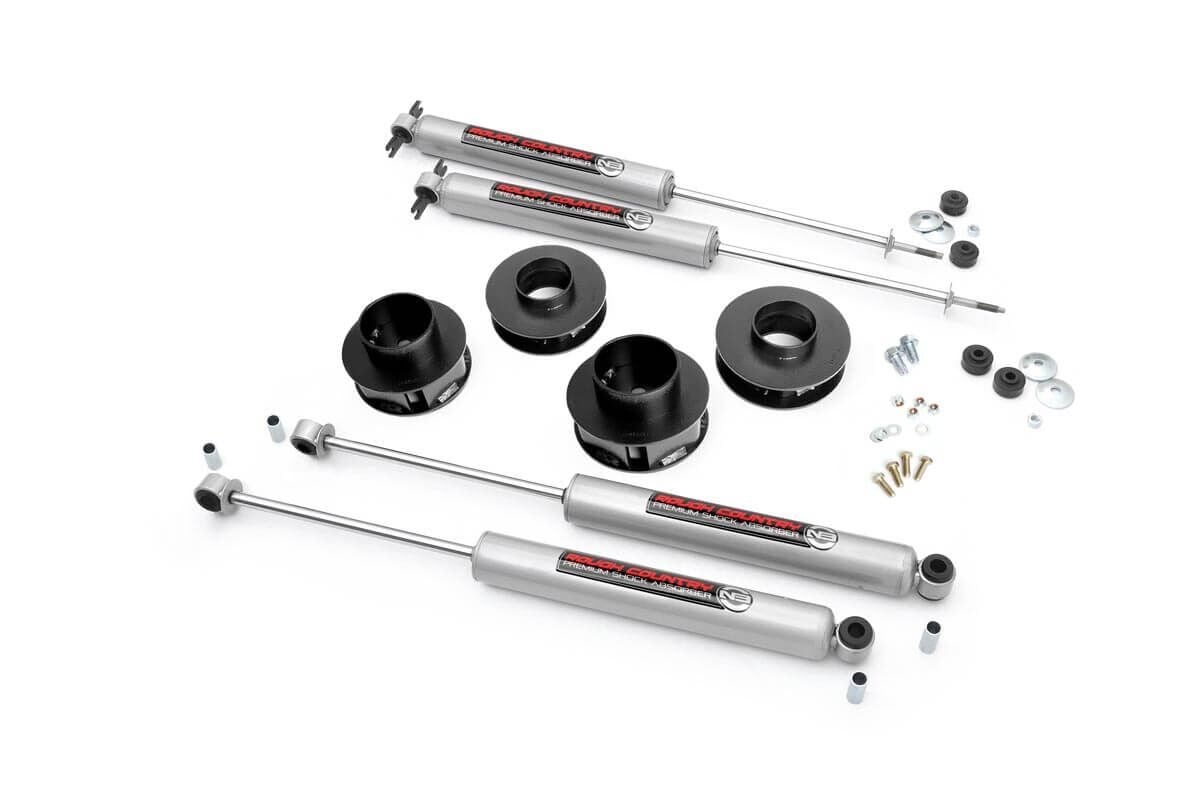 2 Inch Lift Kit for Jeep Grand Cherokee WJ 2WD/4WD (1999-2004) - Heavy Duty Suspension System N3 69530 - Off-Road Adventure & Performance Upgrade
