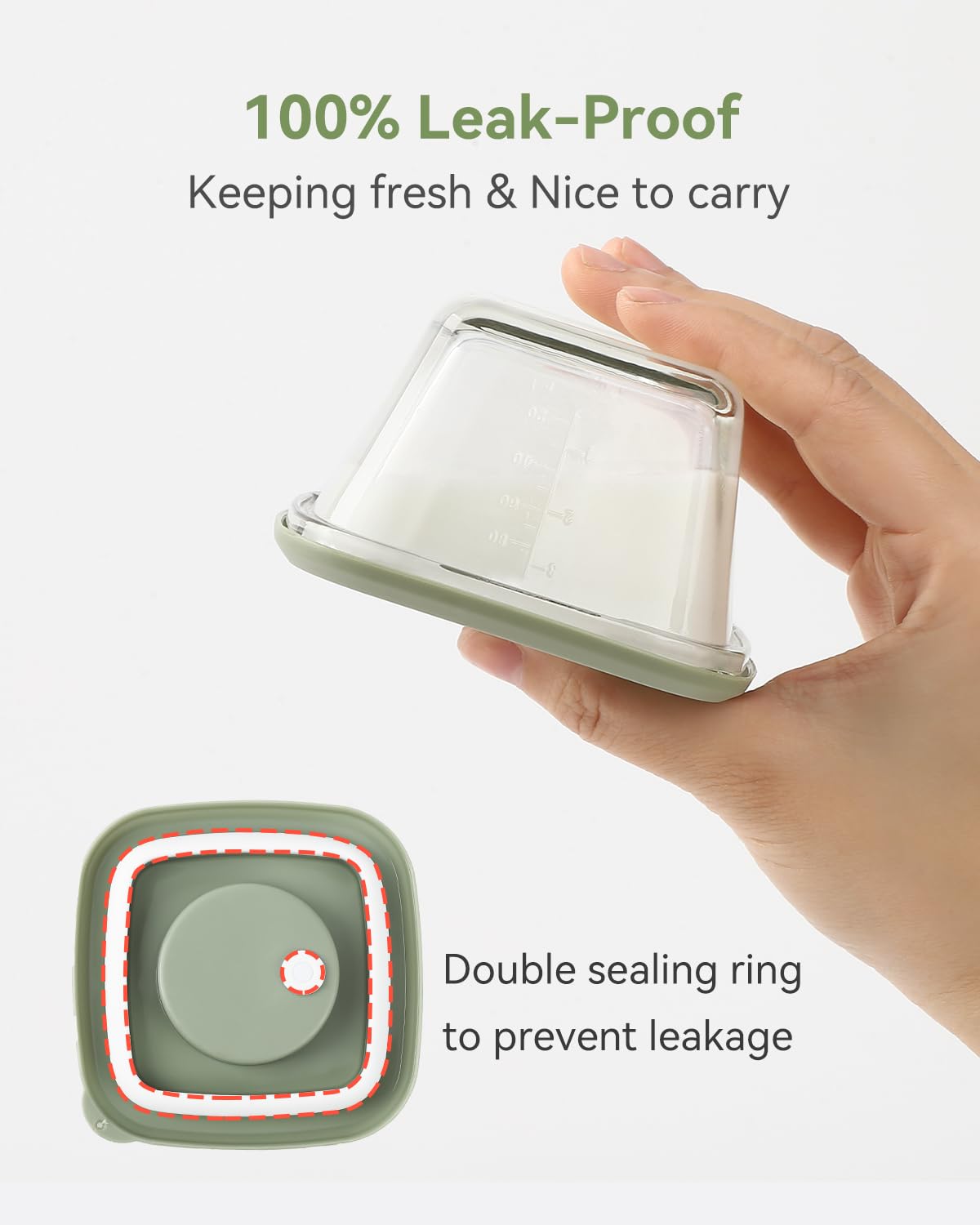 HEYVALUE 12-Pack 4 oz Glass Baby Food Storage Containers with Lids - BPA Free, Microwave/Dishwasher/Freezer Safe - Perfect for Homemade Baby Food, Meal Prep & Snack Storage