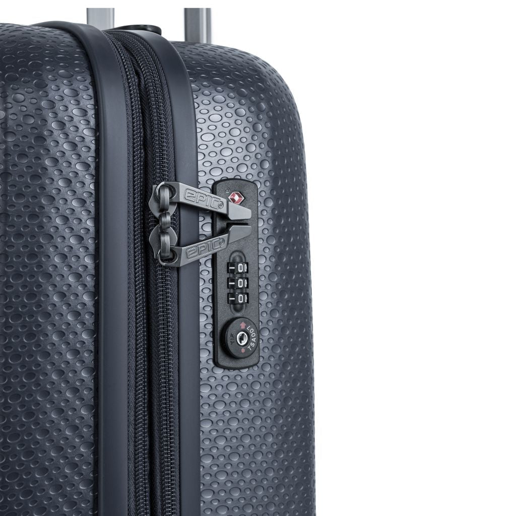 Epic GTO 5.0 55cm Lightweight Carry-On Luggage Suitcase - Midnight Blue | Perfect for Air Travel, Business Trips & Weekend Getaways