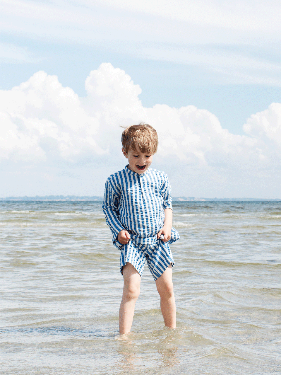Azur Striped Short Sleeve Shirt by Serendipity | Casual Summer Men's Button Down Shirt | Perfect for Beach Outings, Office Wear & Date Nights