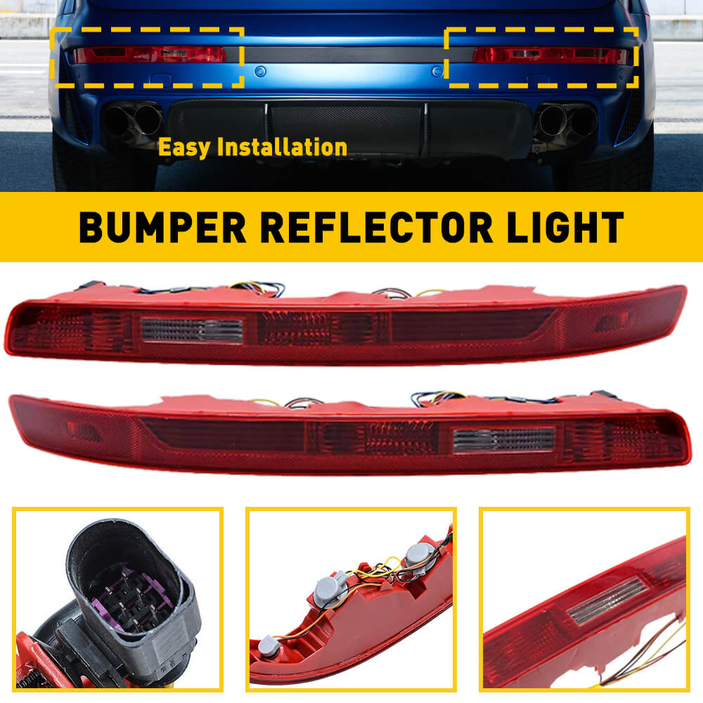Rear Bumper Reverse Tail Light Fog Lamp for 2006-2015 Audi Q7 | US Version | Perfect for Night Driving & Enhanced Safety