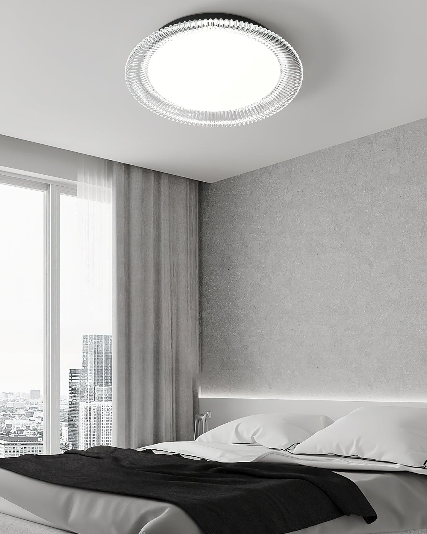 Mimi East Modern Ceiling Light Fixture - Dimmable LED Flush Mount for Living Room, Bedroom, Kitchen | Energy Efficient Lighting for Home & Office