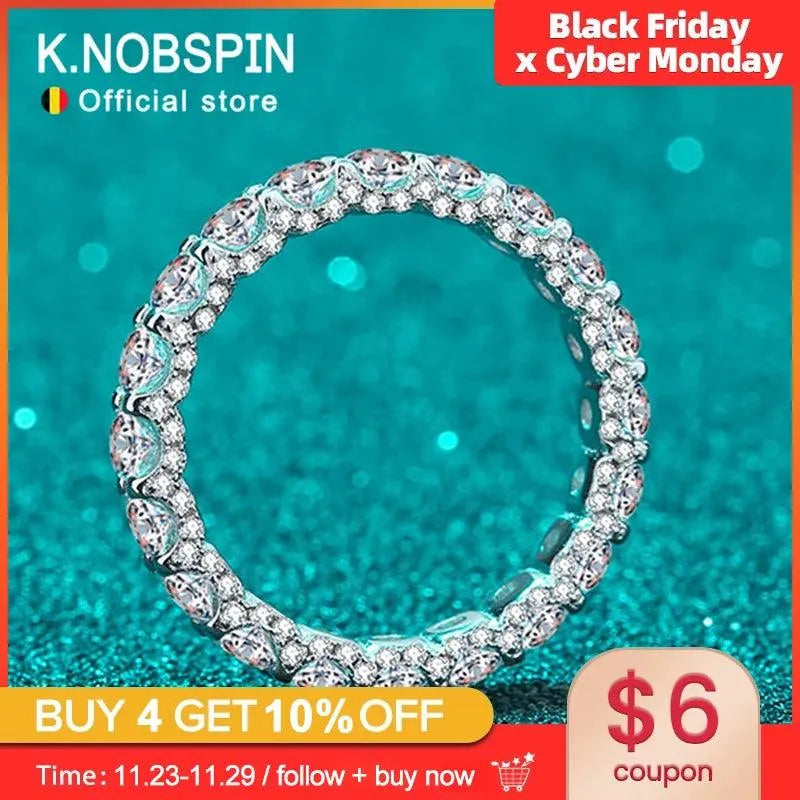 2.5ct D Color Moissanite Engagement Ring for Women - GRA Certified 925 Sterling Silver Plated 18K White Gold Wedding Band - Perfect for Proposals, Anniversaries & Bridal Jewelry
