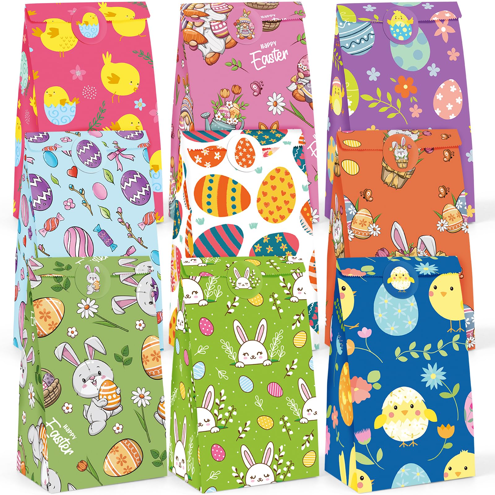 VGOODALL 54 Pack Easter Treat Bags - 4.7