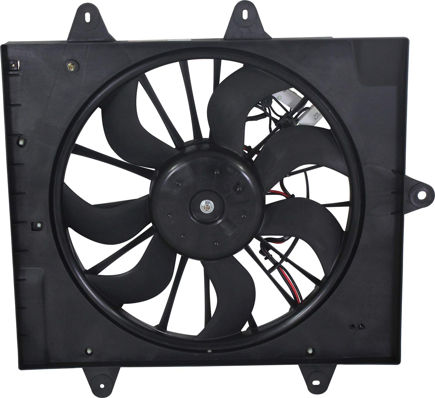 Evan Fischer Cooling Fan Assembly Compatible with 2006-2009 Chrysler PT Cruiser - CH3115156 | Replacement Radiator Cooling Fan | Perfect for Overheating Prevention & Engine Cooling