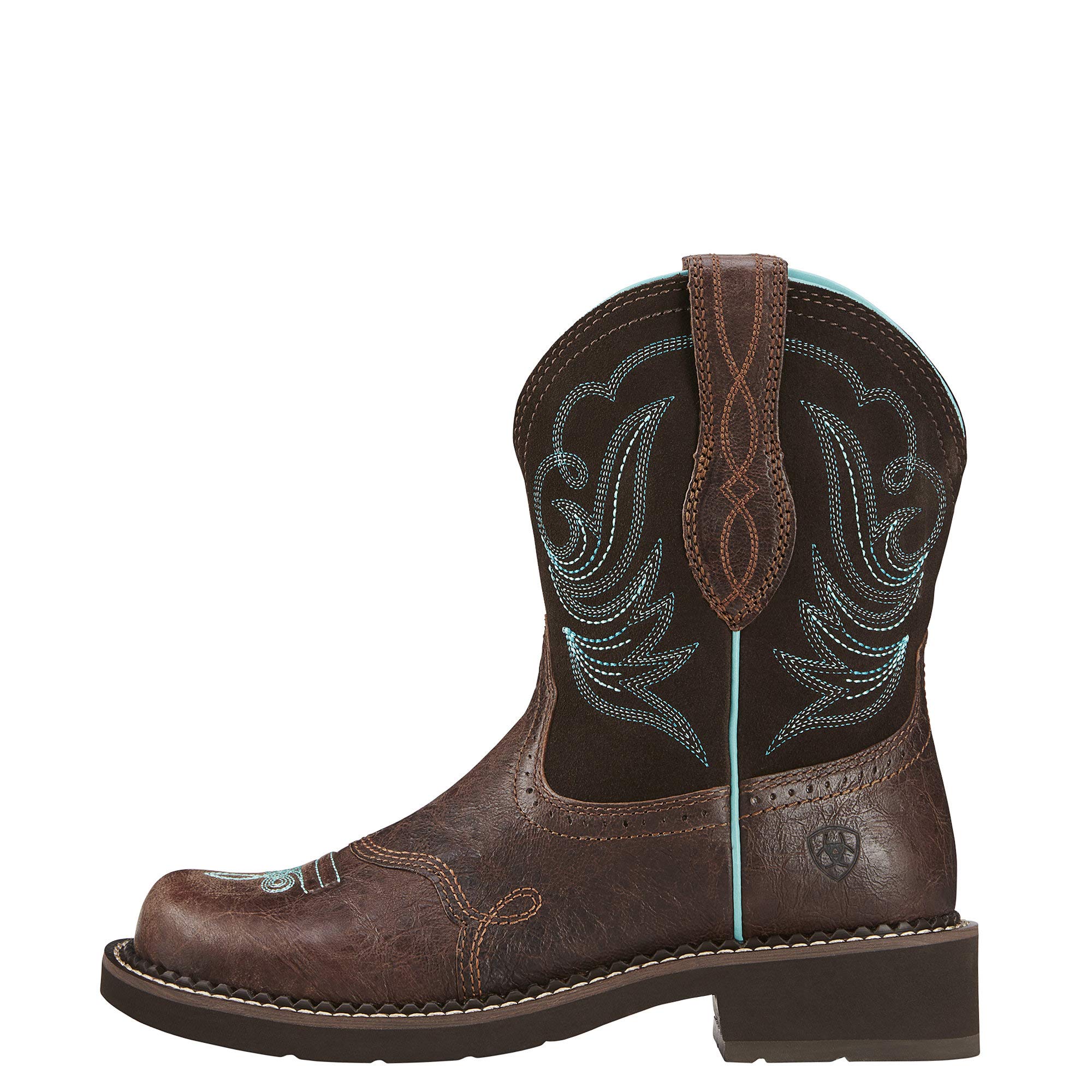 ARIAT Women's Fatbaby Western Boots - Comfortable Cowgirl Boots for Riding & Fashion | Durable Leather Ankle Booties for Country Dancing, Rodeo & Everyday Wear