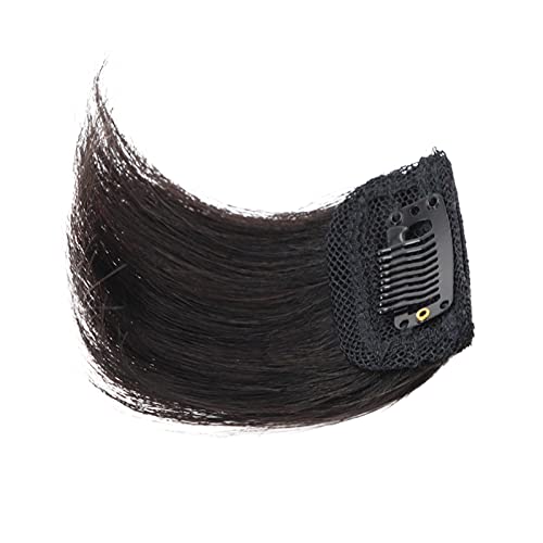 Natural Human Hair Wig Pads - Invisible Thicken Hair Extensions for Women, Smooth & Fluffy Clip-in Hair Extensions for Salon & Daily Use
