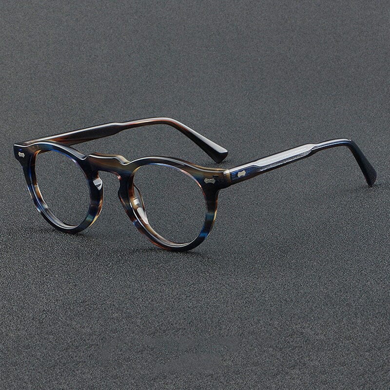 Vintage Acetate Eyeglass Frames - Classic Retro Style Unisex Glasses for Men & Women - Perfect for Reading, Fashion, and Everyday Wear