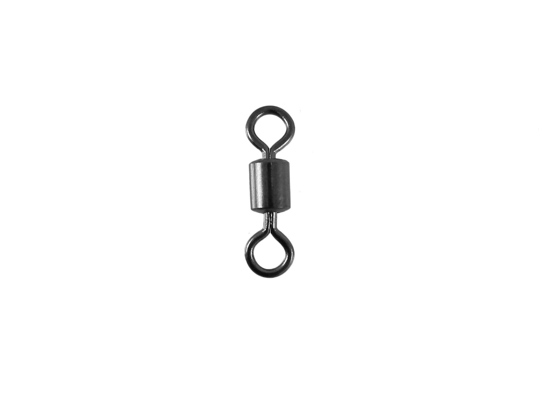 Jigging World Premium Stainless Steel Fishing Swivels - Corrosion-Resistant Ball Bearing Swivels for Saltwater & Freshwater Fishing | Ideal for Lures, Rigs & Tackle