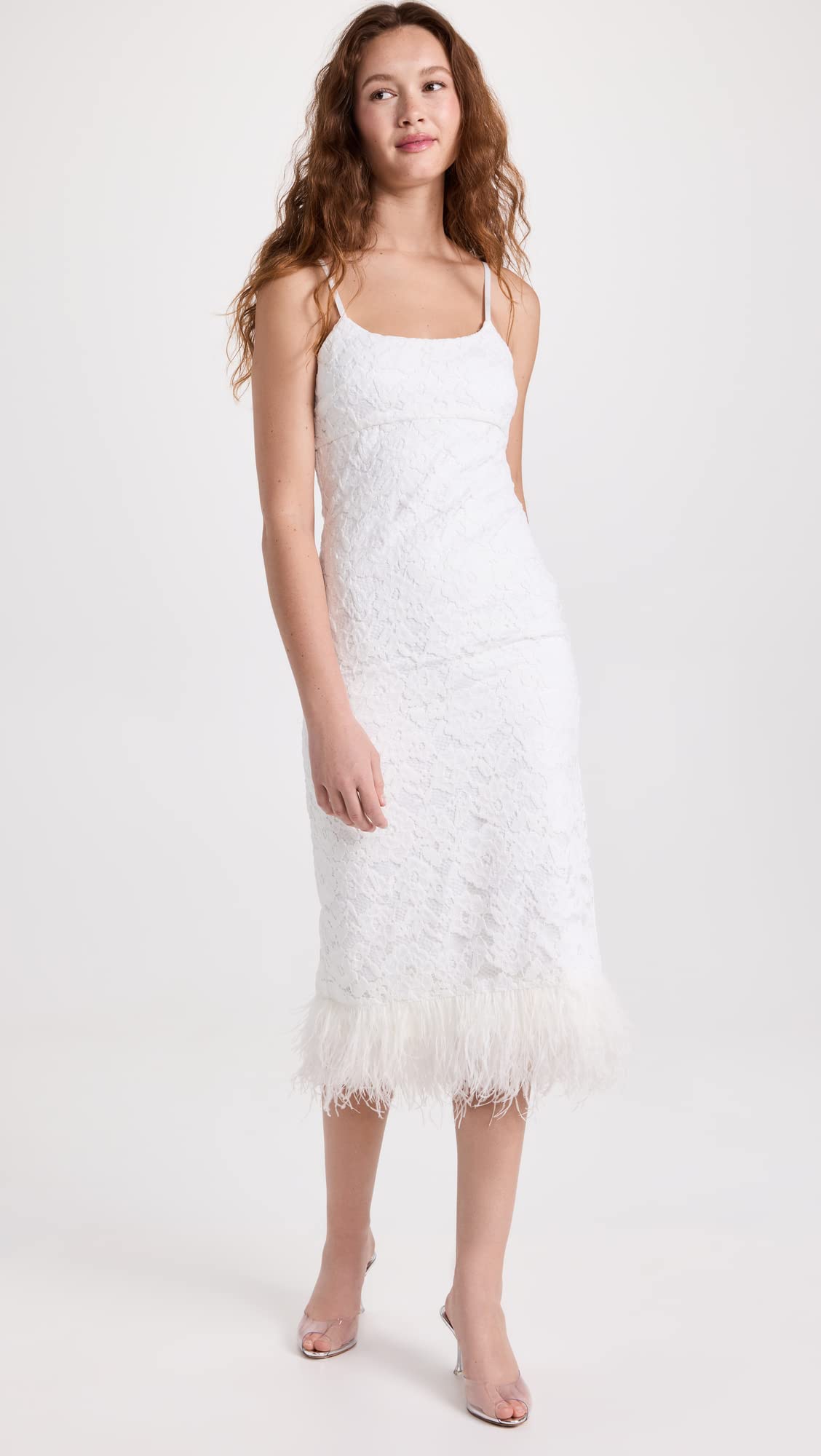 LIKELY Women's Midi Mari Dress - Flowy Boho Summer Dress with Puff Sleeves, Perfect for Beach Vacations, Date Nights & Casual Outings
