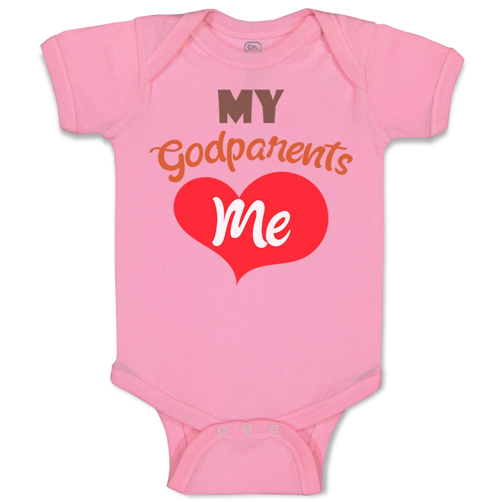 Funny Cotton Baby Bodysuit - My Godparents Love Me for Newborns & Infants - Perfect for Gifts & Photos