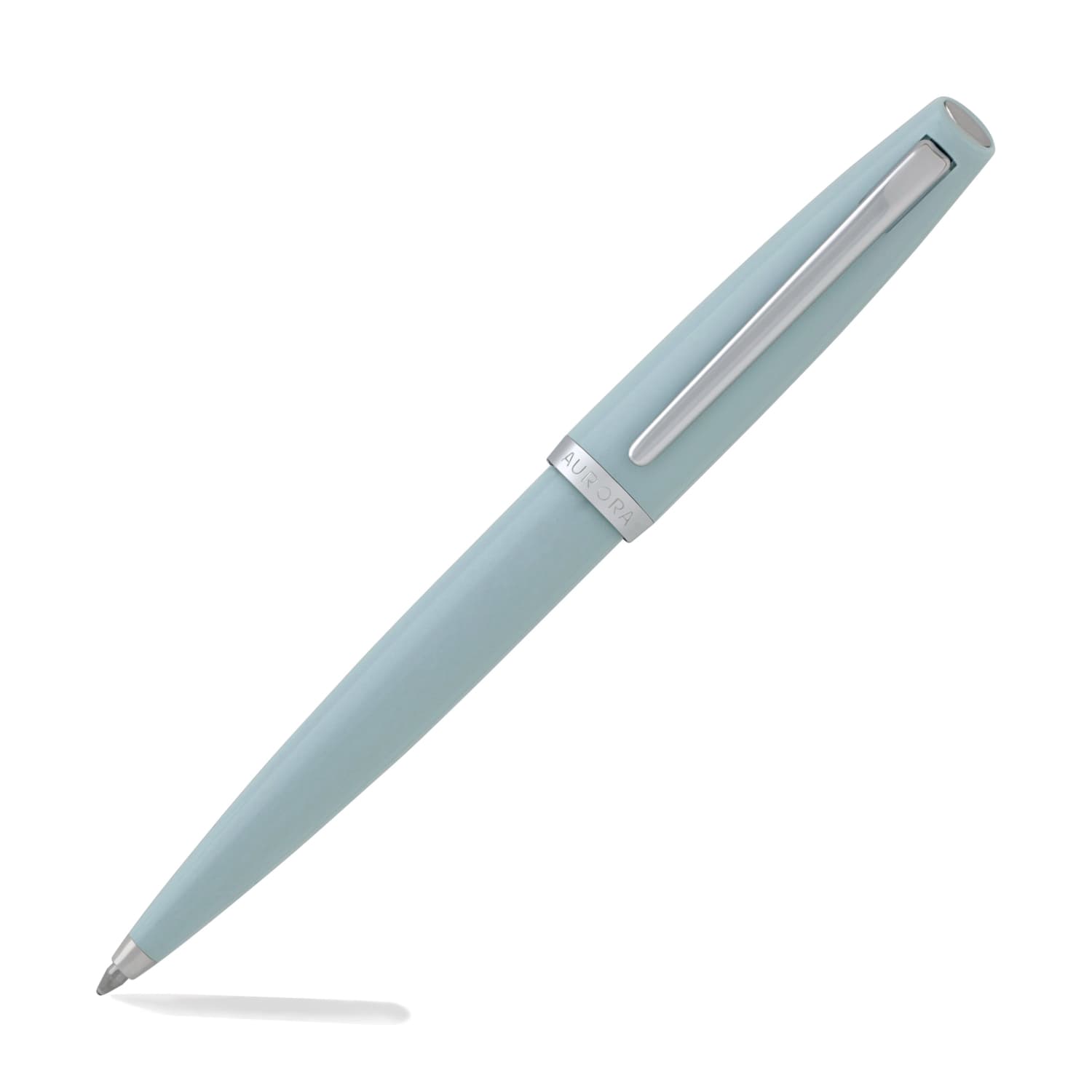 Aurora Style Aquamarine Gemstone Ballpoint Pen - Elegant Writing Instrument for Office, Gifts & Special Occasions