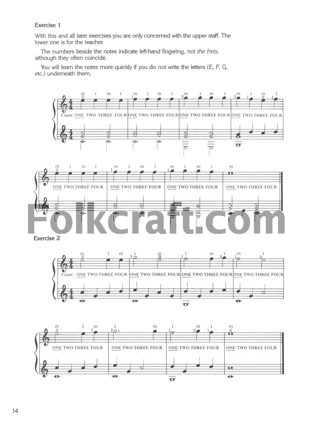 First Book for the Guitar – Part 1 | Beginner Classical Guitar Method Book with Step-by-Step Techniques, Solo & Duet Exercises | Frederick Noad Instructional Guide | Hal Leonard Series | Perfect for Self-Learning & Music Classes