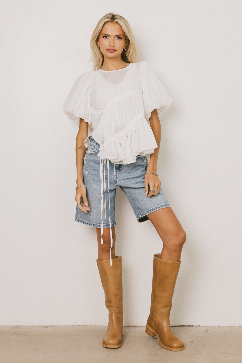 Aspen Sheer Blouse Women's Lightweight Flowy Tops - Perfect for Casual Wear, Office Outfits & Summer Fashion