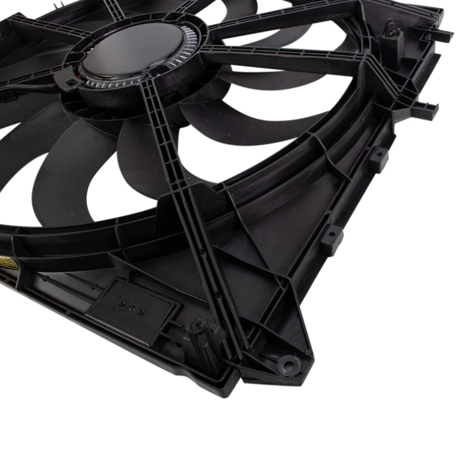 TRQ Radiator Cooling Fan Assembly Compatible with 2015-2021 Chevy Colorado & GMC Canyon - GM3115322 Replacement Part - Perfect for Engine Overheating Prevention & Off-Road Adventures