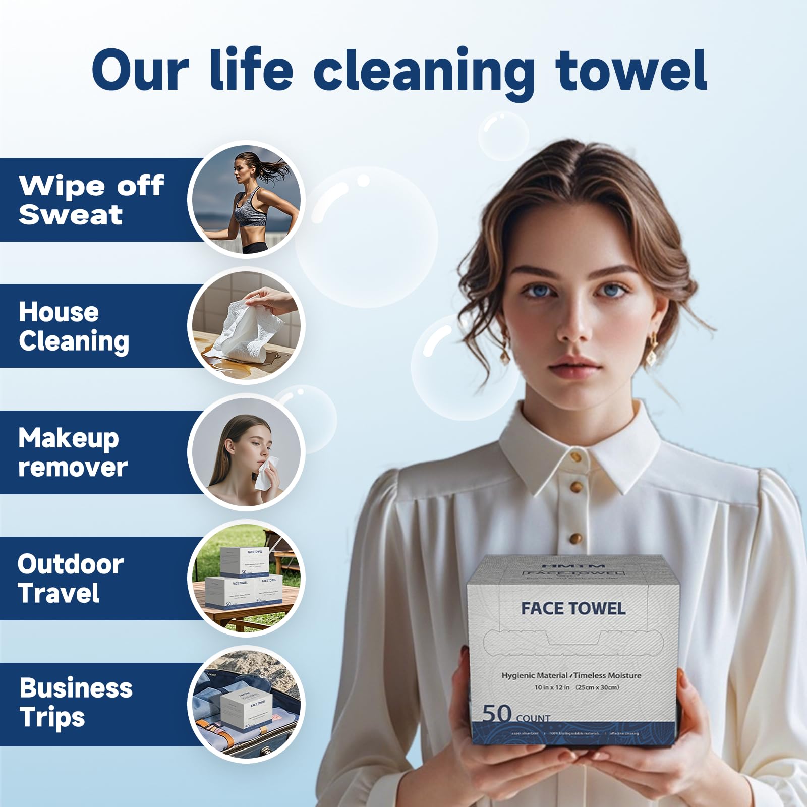 Disposable Face Towels 10