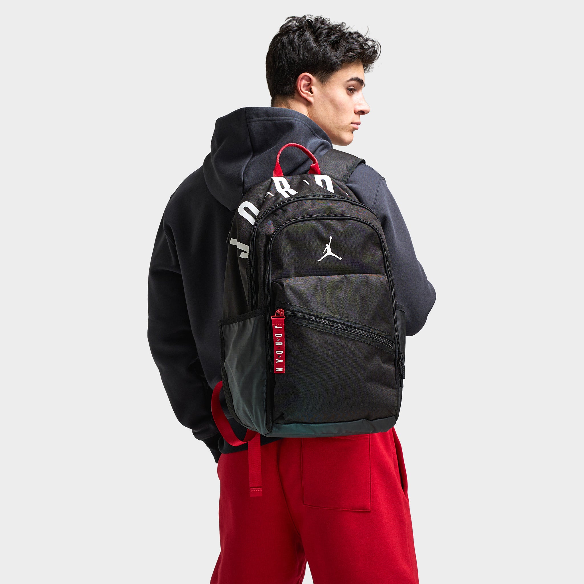 Jordan Air Patrol Backpack - Lightweight Durable School & Travel Backpack for Men & Women - Perfect for College, Gym, Hiking & Everyday Use - Black