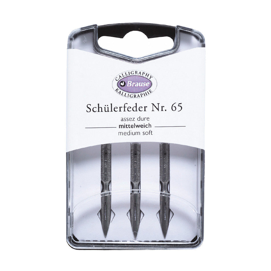 Brause Calligraphy Nib Set - 3 Premium Metal Nibs for Dip Pens | Perfect for Hand Lettering, Wedding Invitations & Artistic Writing