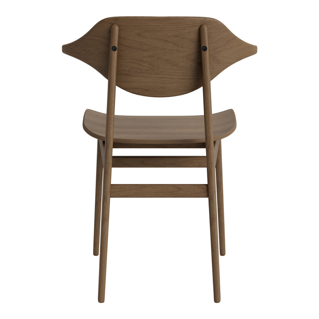 Bufala Dining Chair - Modern Wooden Dining Room Chair with Upholstered Seat - Perfect for Kitchen, Dining Room, and Home Office