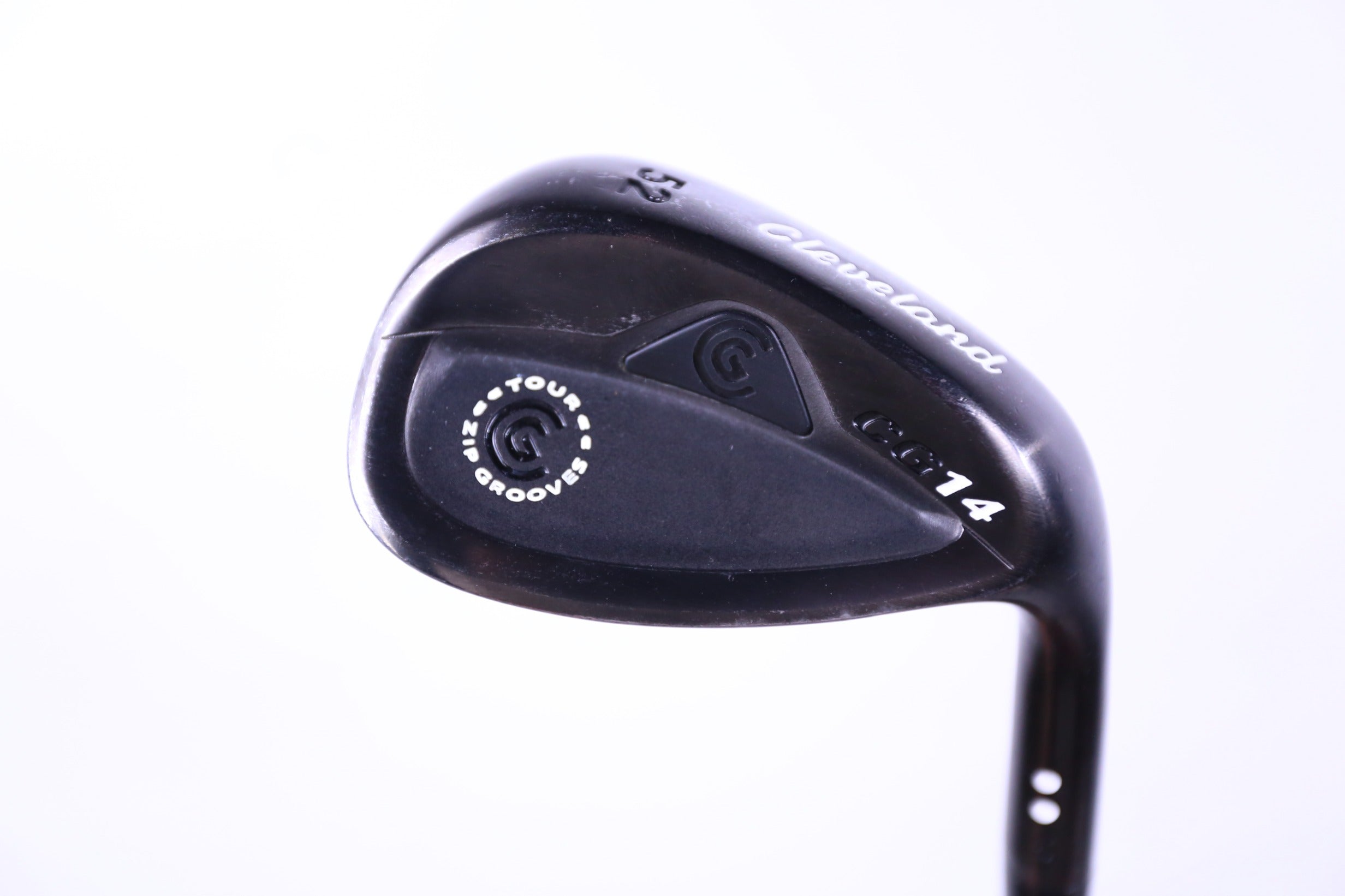 Used Cleveland CG14 Black Pearl Tour Zip Gap Wedge 52° Right Handed Wedge Flex - Perfect for Golf Course & Practice Sessions