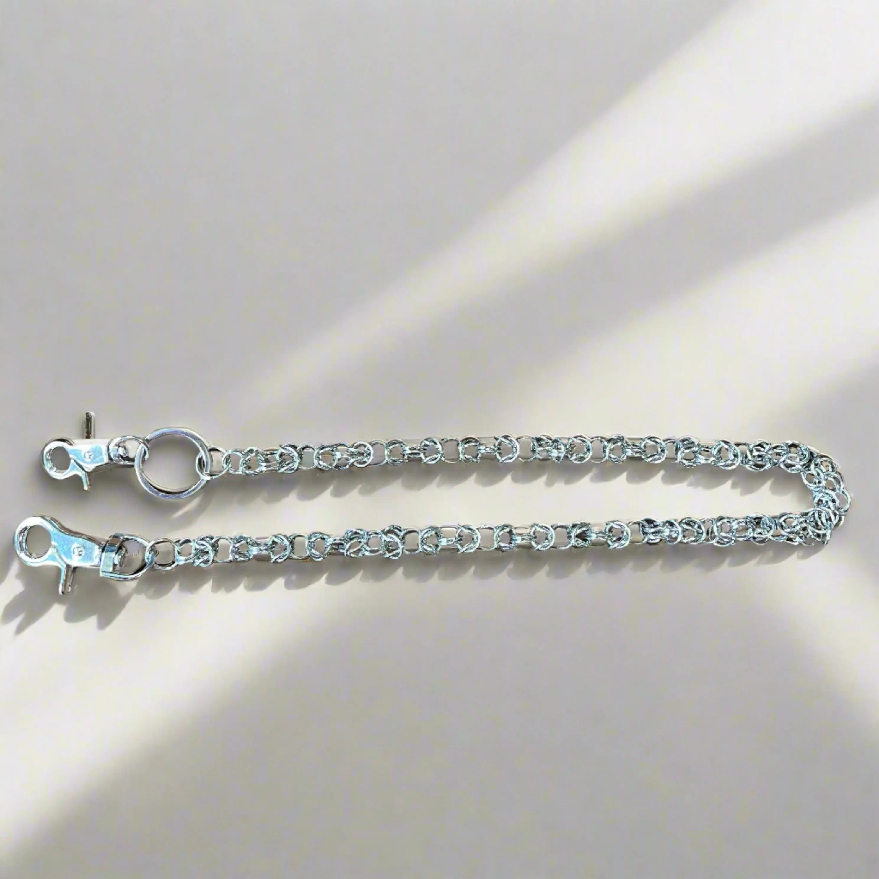 Men's Biker Chain Necklace - Stainless Steel Gothic Punk Jewelry for Motorcycle Riders - Perfect for Biker Gangs, Rock Concerts & Edgy Fashion