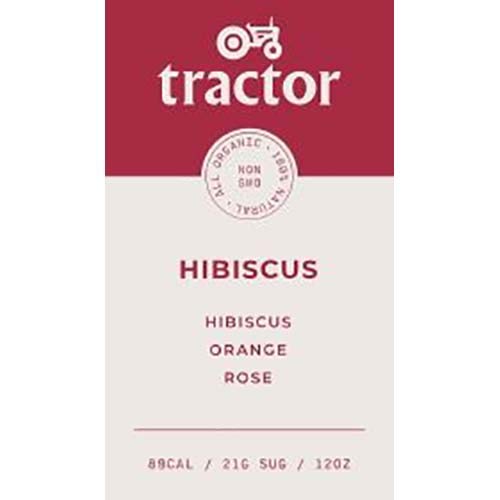 Premium Tractor Hibiscus Jamaica Concentrate - 12 Pack (Case) - Perfect for Cocktails, Teas, and Refreshing Beverages
