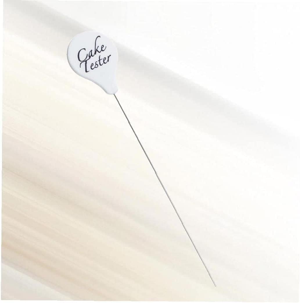 Premium Stainless Steel Cake Tester - Biscuit Stirring Pin & Baking Needle Tool for Perfect Cake, Muffin, Bread Testing | Ideal for Home Bakers & Professional Chefs | Essential Baking Accessory for Kitchens & Bakeries